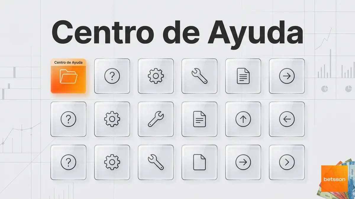 Centro de Ayuda de Betsson Chile con preguntas frecuentes organizadas por categorías